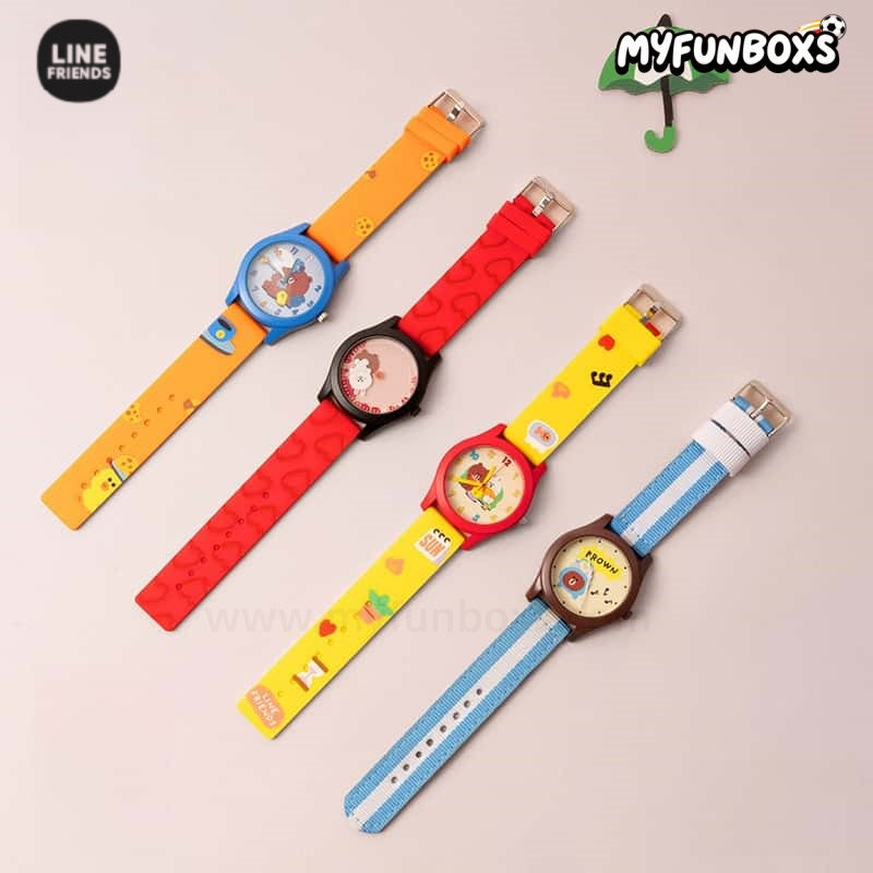 LINE FRIENDS Brown 15th Anniversary Watch Surprise Box