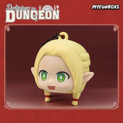SUNRISEPOP Delicious in Dungeon Marcille & Senshi plush coin purse keychain