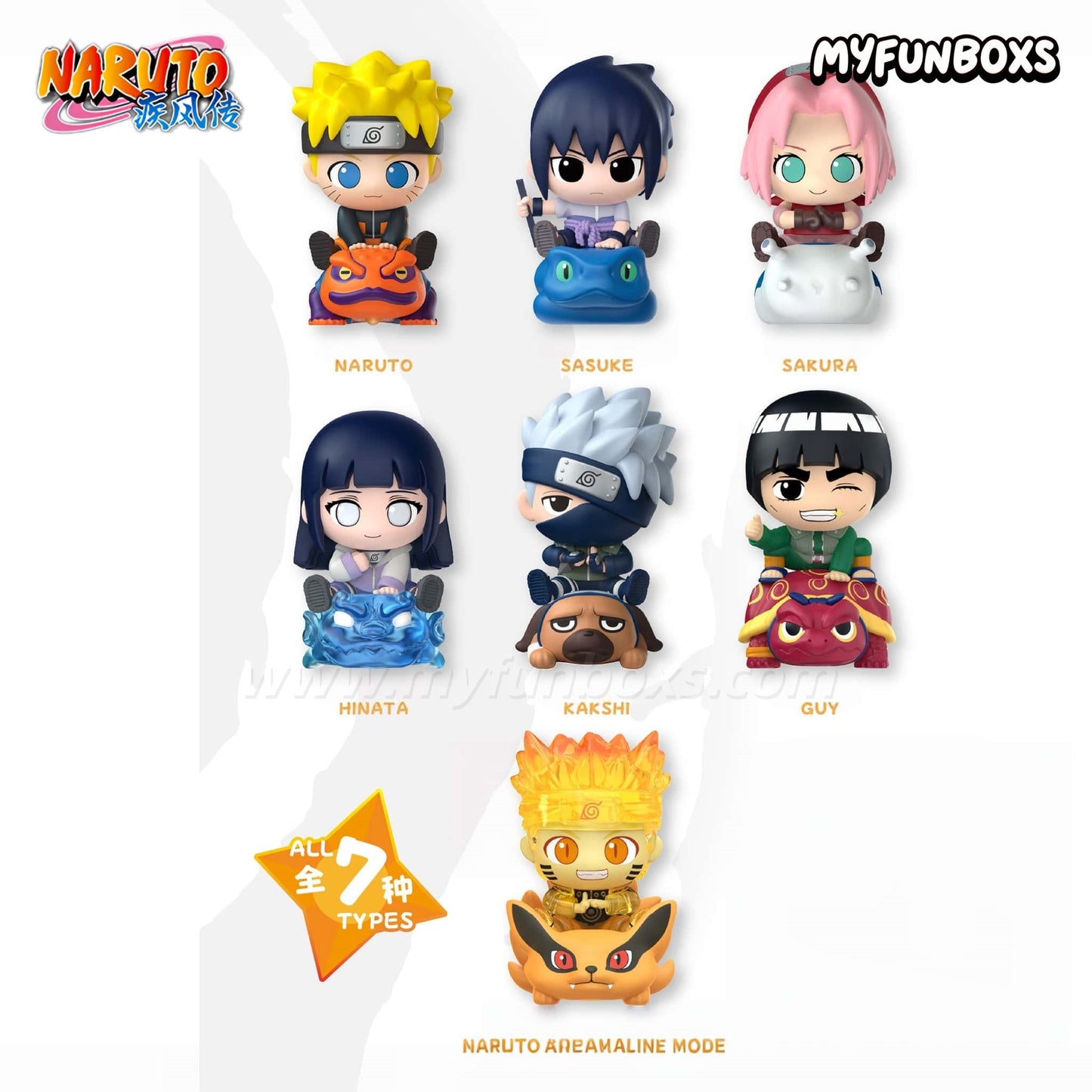 Naruto Shippuden Ninjo &Beast Together Series Figure blind box