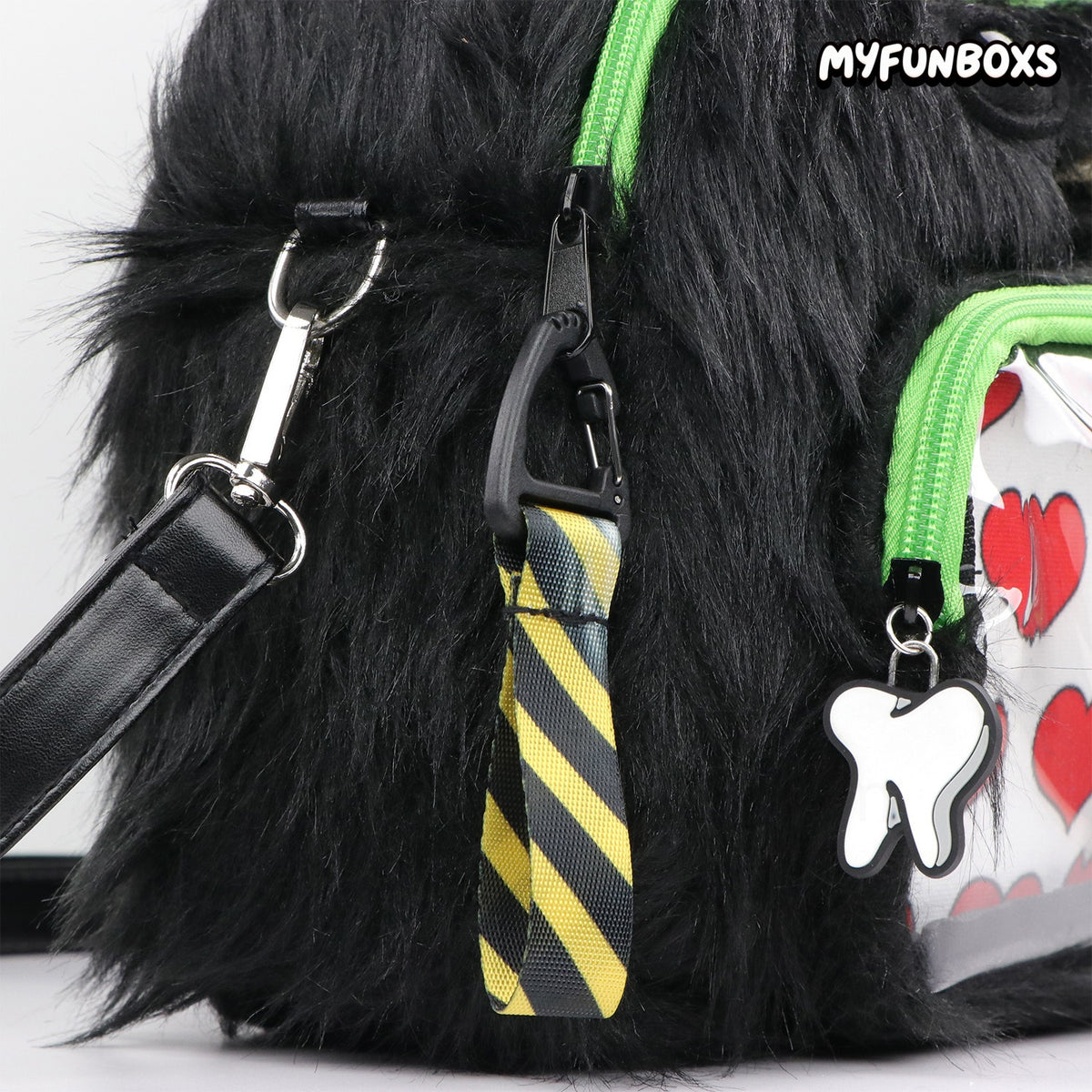 Fuggler Big Head Collection Plush Crossbody Bag