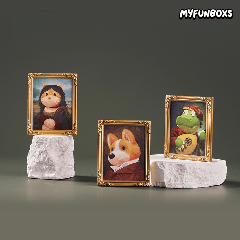 Famous Paintings Series Refrigerator Magnet Blind Box