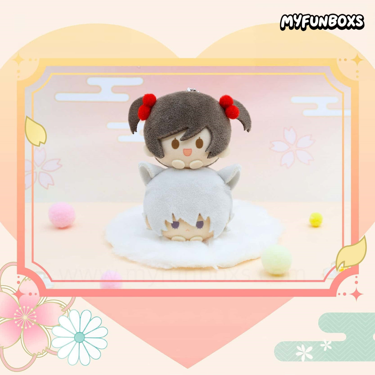 Kamisama Kiss Stack On Head Series Plush Pendant