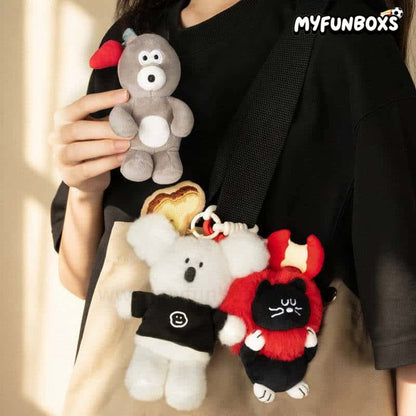 Brunch Brother Cutenee in Town Series plush keychain blind box