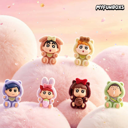 Crayon Shin-chan Kasukabe Party Plush Charm Blind Box