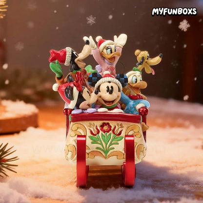 Disney Mickey & Friends A Sleigh Full of Joy Figurine