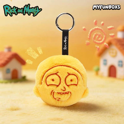 Rick and Morty Monochrome Universe series plush keychain