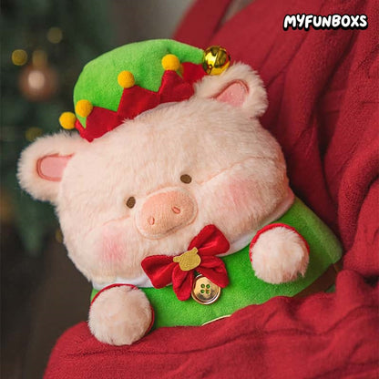 LuLu the Piggy Christmas Plush Keychain