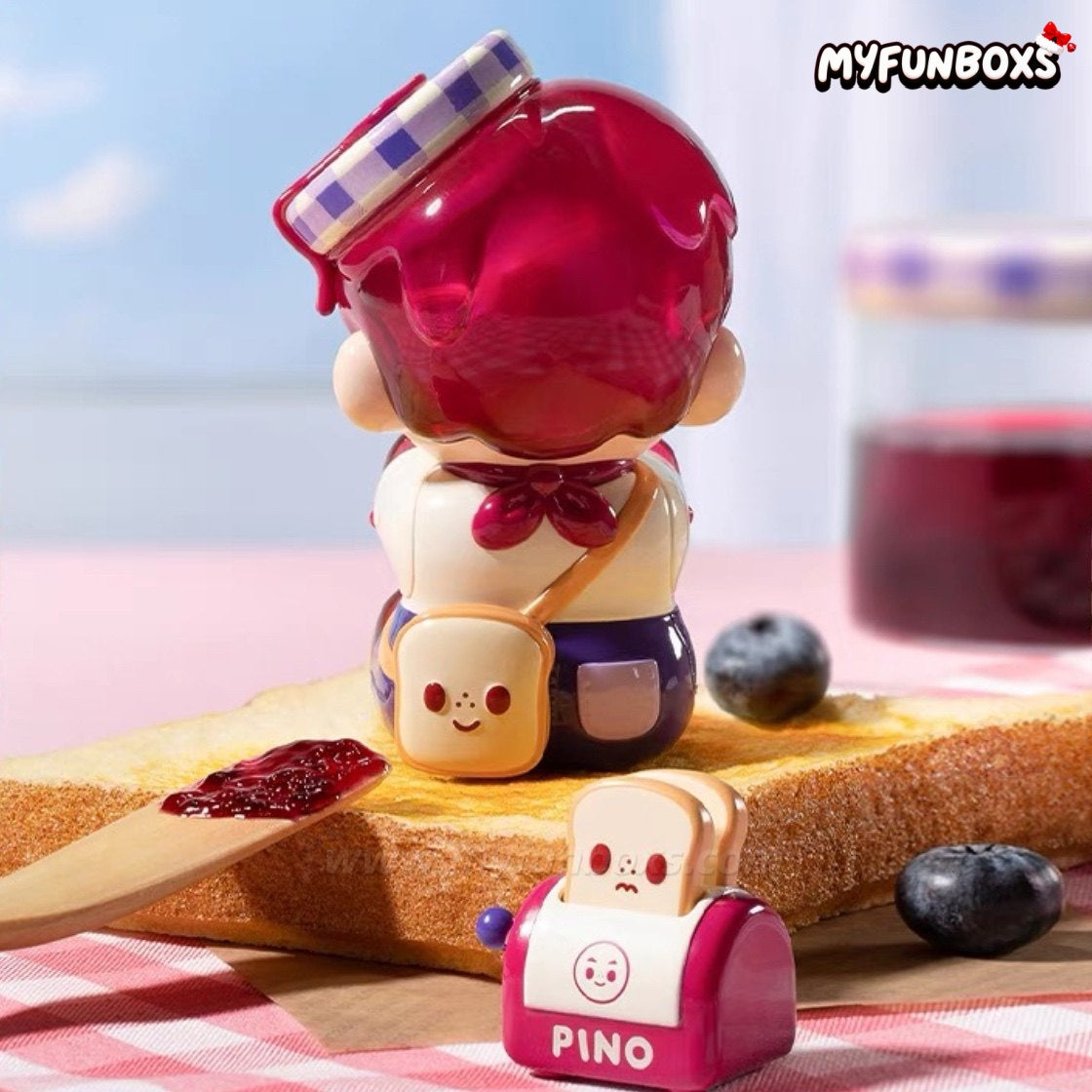 POP MART PINO JELLY Strawberry Jam Figure
