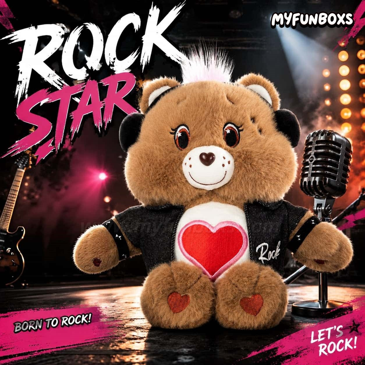 Care Bears Rock&Roll Series Plush Doll