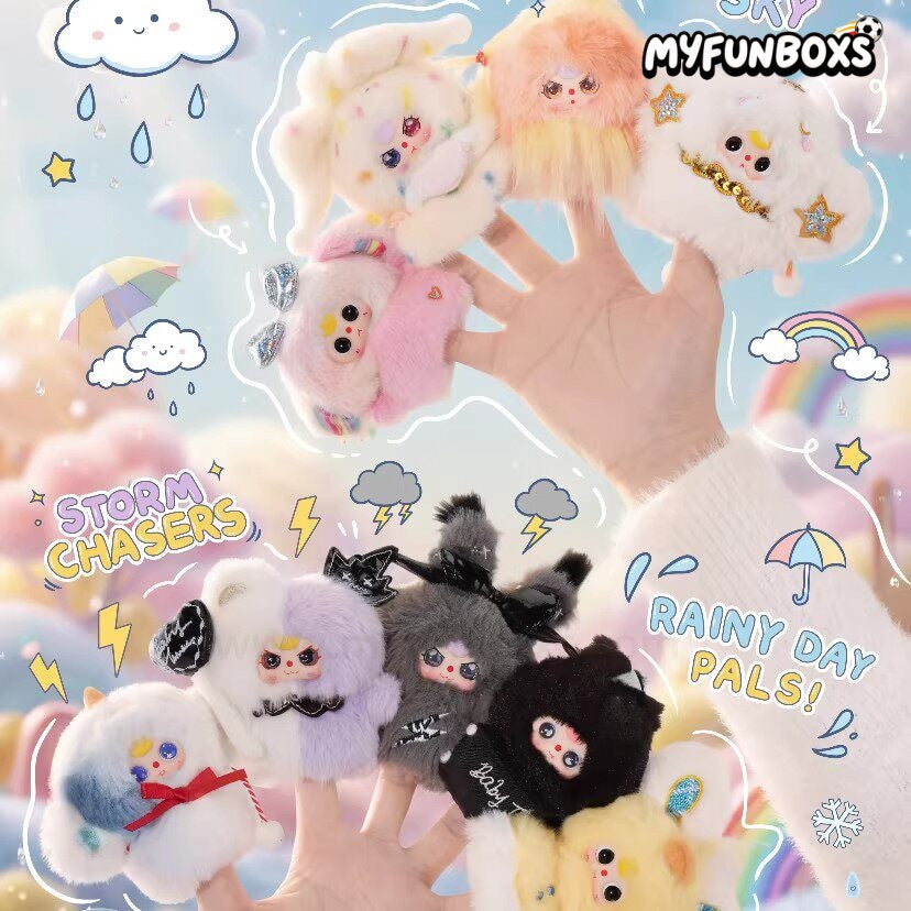BABY THREE Weather Guide Series plush finger puppet blind box