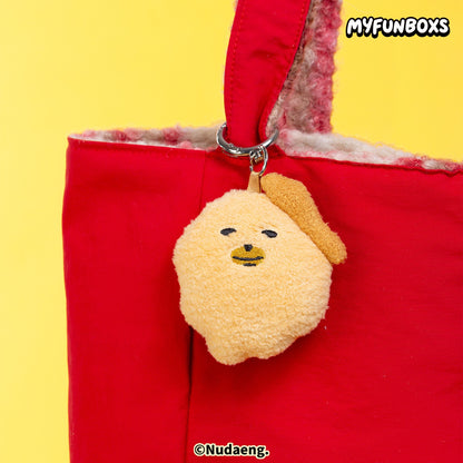 Nudaeng Chicken Nugget Plush Keychain