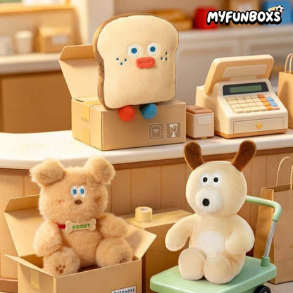 Brunch Brother Cutenee in Town Series plush keychain blind box