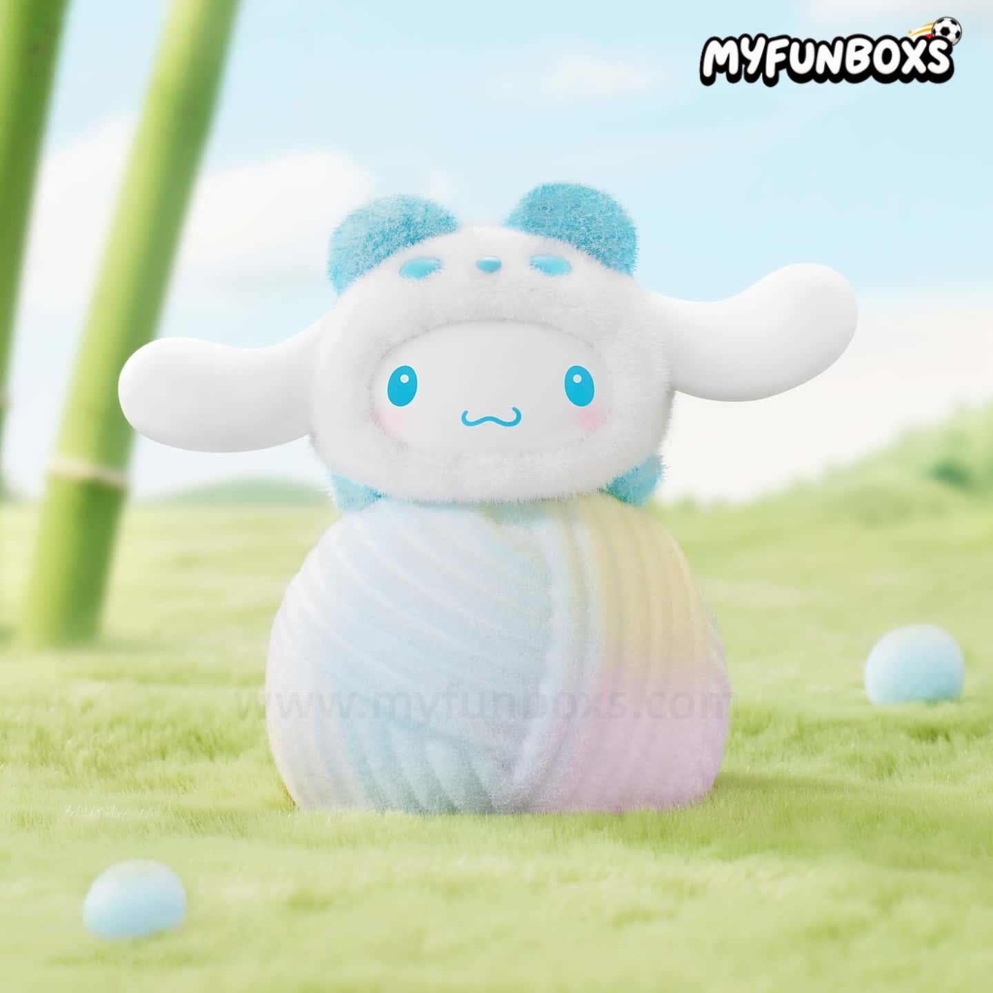 Sanrio Characters Colorful Panda Series Figure blind box