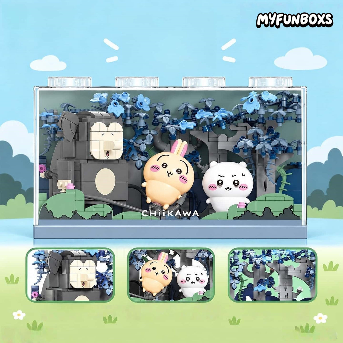 CHIIKAWA First Wave Scene Building Block Set