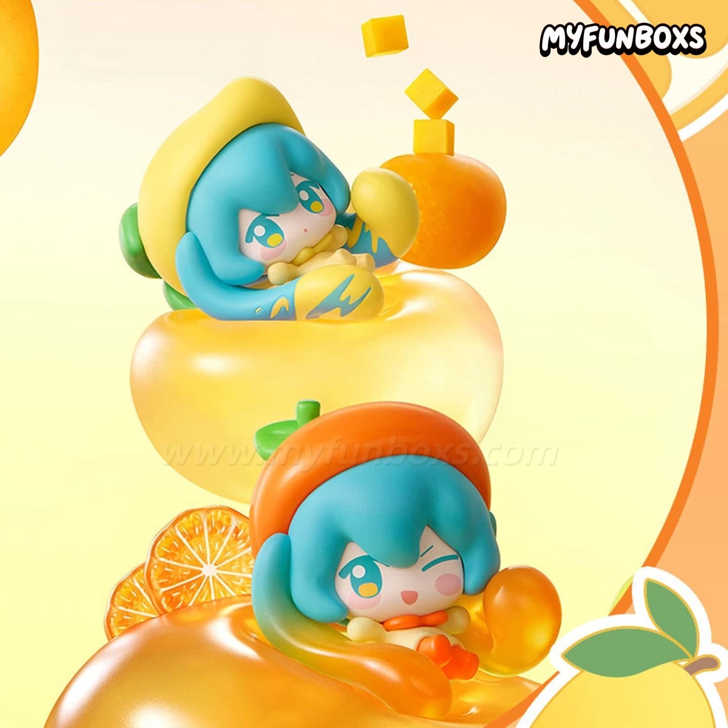 Hatsune Miku Fruit Candy Qface Series Figure Blind box