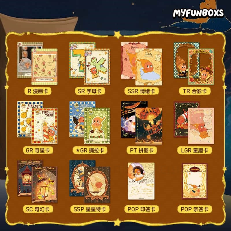 POP MART Meet Twinkle Twinkle Series Trading Cards Blind Box