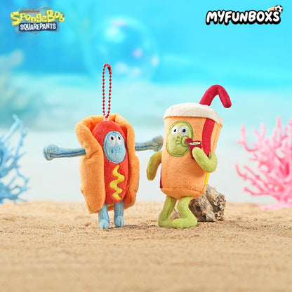 SpongeBob Bikini Bottom fish plush keychain coin purse