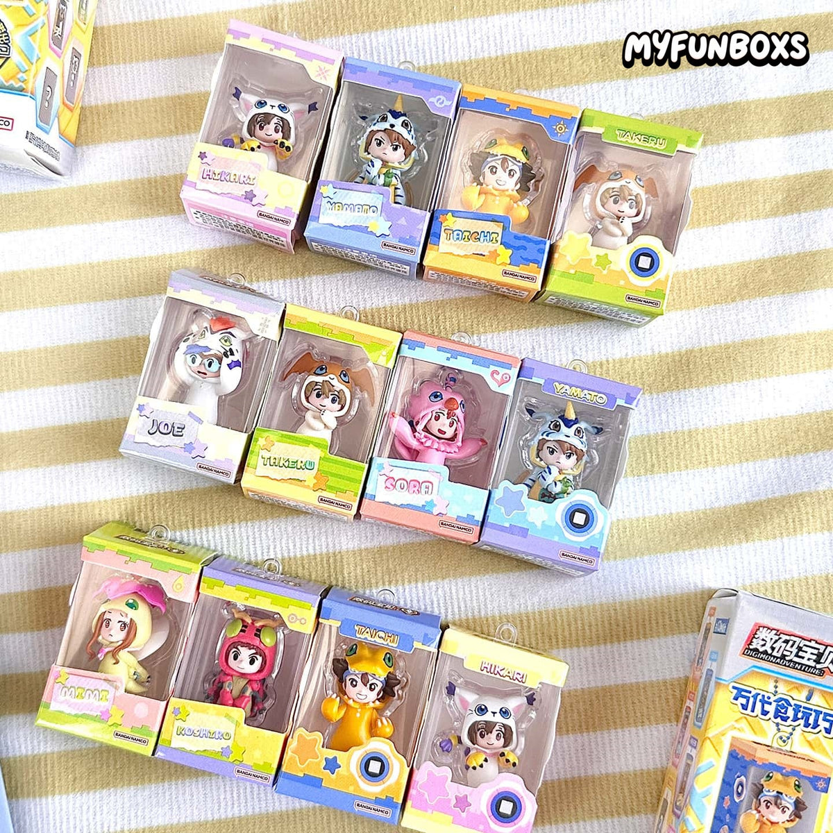 BNFIGURE Q Digimon Adventure Costume Series Mini Figure Blind Box