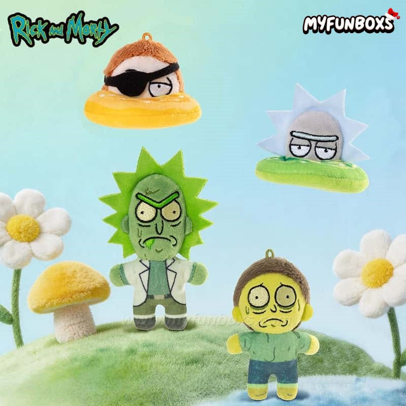 Rick and Morty Into the Multiverse Series Plush Keychain Blind Bag