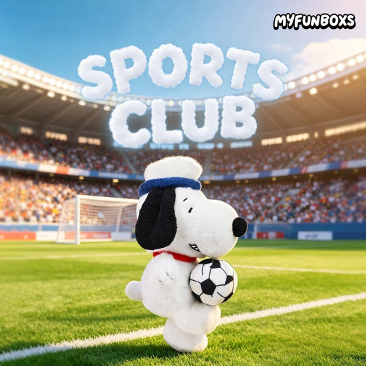 Snoopy Sports Club Series Plush Keychain Blind Box