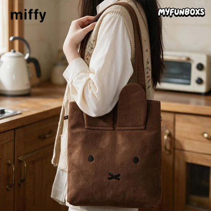 Miffy 3D Ear Corduroy Shoulder Bag