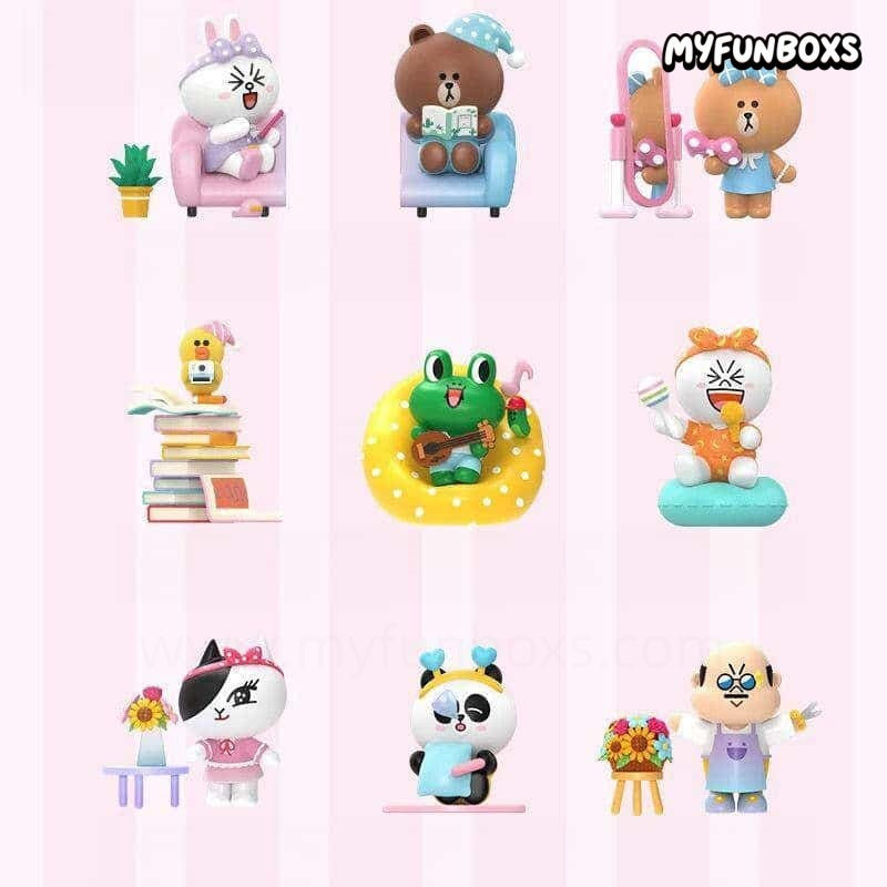 LINE FRIENDS Leisure Holiday Series Figure Blind Box
