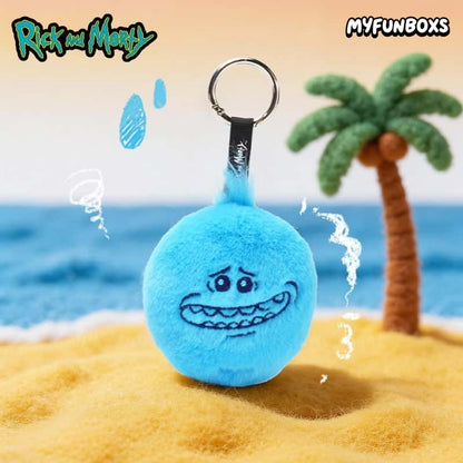 Rick and Morty Monochrome Universe series plush keychain