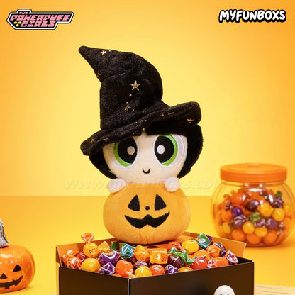 The Powerpuff Girls Pumokin Style Plush Keychain