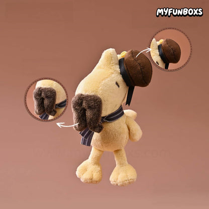 Snoopy & Olaf Coffee Time Plush Keychain