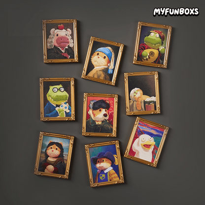Famous Paintings Series Refrigerator Magnet Blind Box