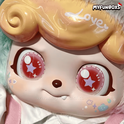 Q kid Rainbow Candy Puppy Series 400% Plush Doll
