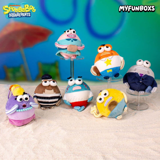 SpongeBob SquarePants Bikini Bottom Chubby Fish Series Plush Blind Box