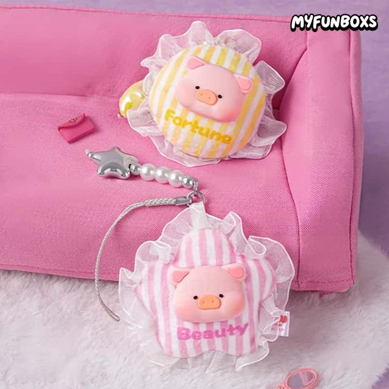 LuLu The Piggy Rest Time Pillow Plush Keychain Surprise Bag