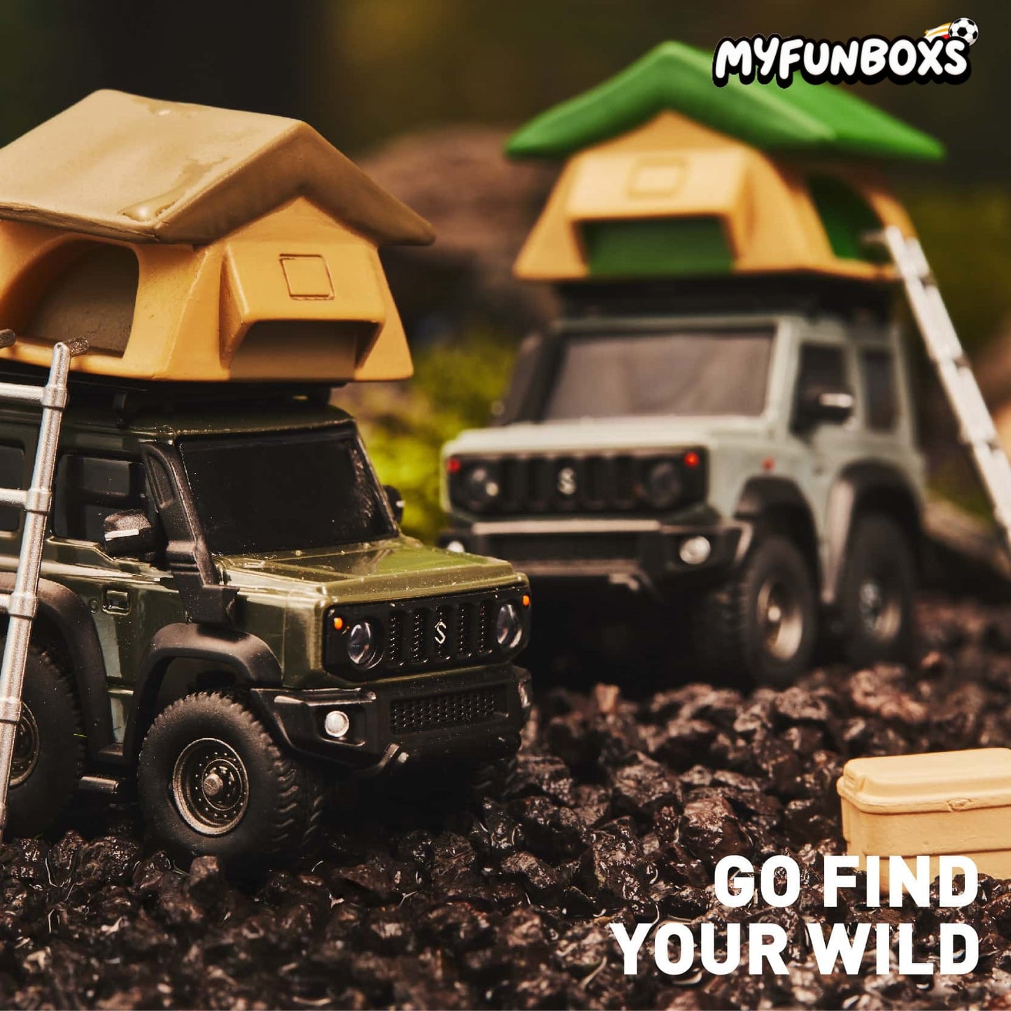 TinyQ Suzuki Jimny Camping Pull Back Q Car Series Blind Box