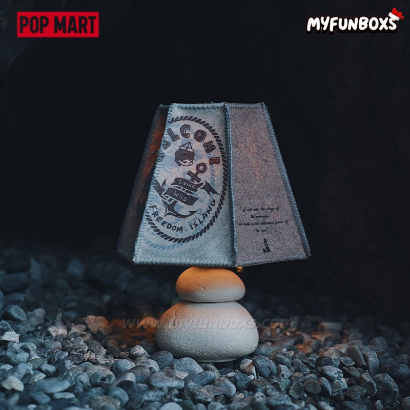 POP MART Hirono Living Wild Series stacked stone lantern