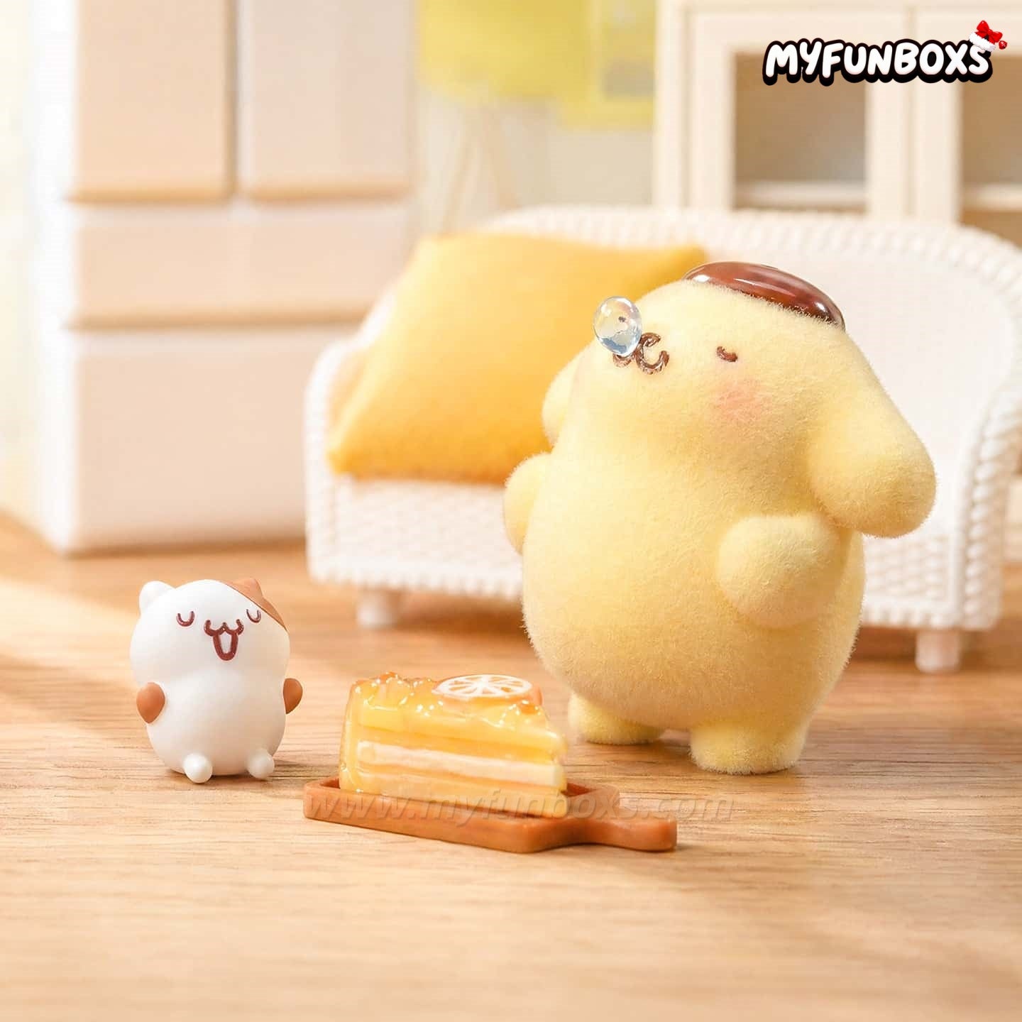 SANRI0 Pompompurin Floofy Daily Series Figure Blind Box