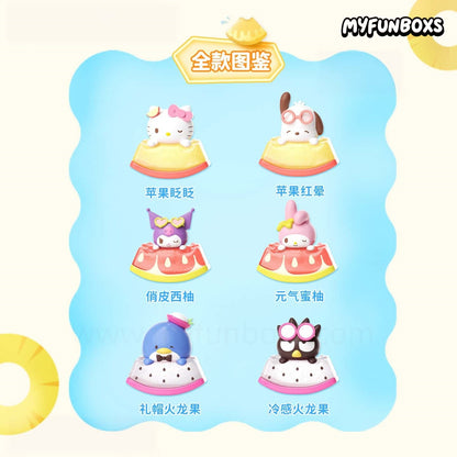 Sanrio Characters Sweet Fruit Wobble Series Figure Blind Box