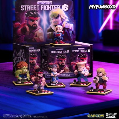 Mighty Jaxx Street Fighter Arcade Pixel Series Figure Blind Box