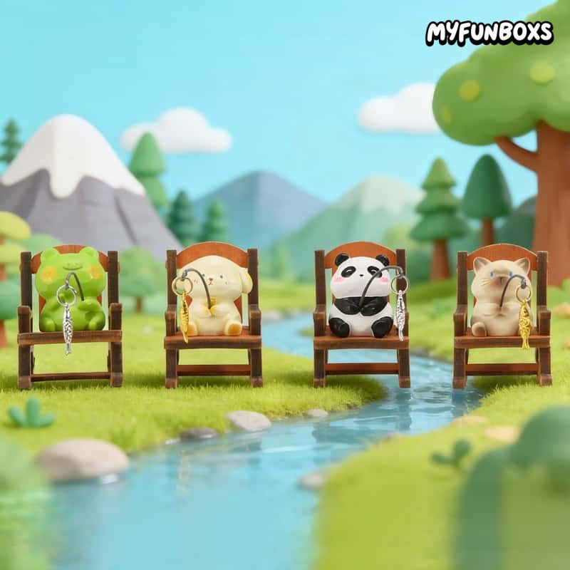 FOFO Animal Rocking Chair Fishing Series Figure Blind Box