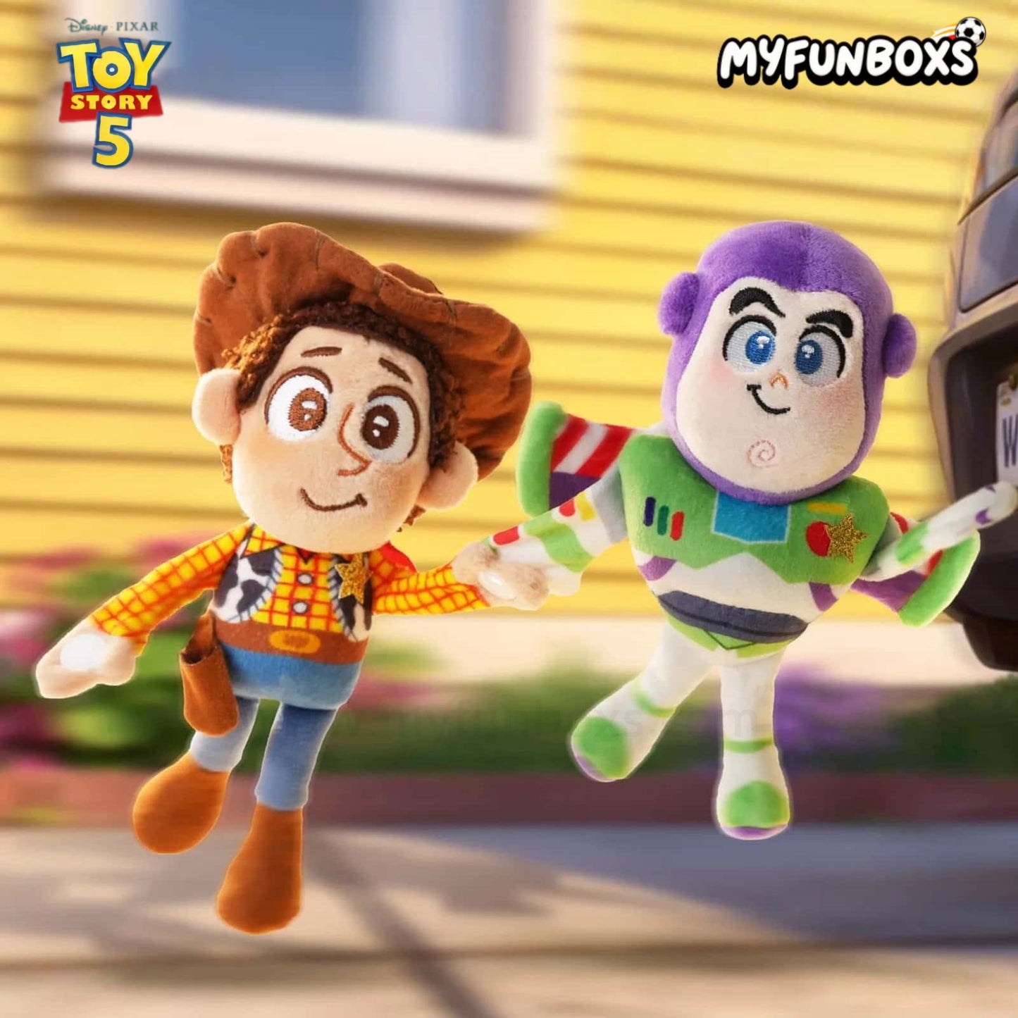 Toy Story Warm Embrace Series plush keychain blind box.