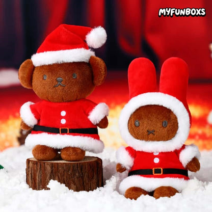 Miffy Christmas Winter Series plush keychain blind box