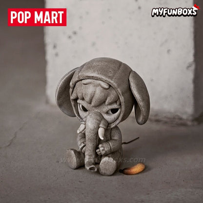 POP MART Hirono Elephant in the Room Figure Hanging Card