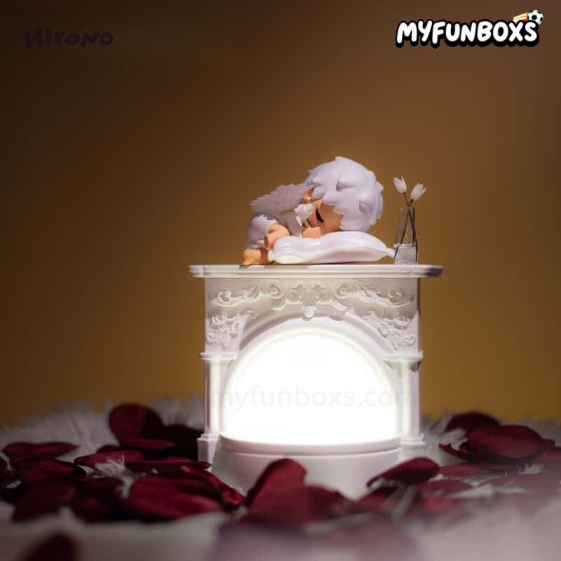 Handcrafted Hirono angel fireplace figurine