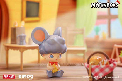 POP MART DIMOO Cheese Mouse Figure Hanging Card
