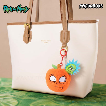 Rick and Morty Wormy Apple Plush Bag Charm