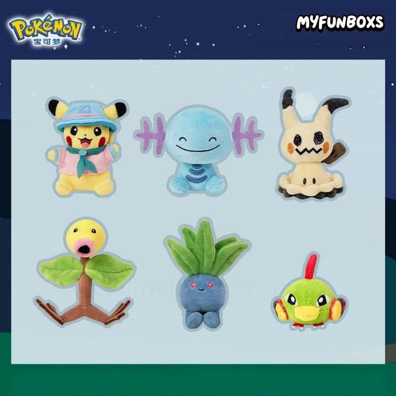 Pokémon Road Trip Series Vol.2 Diorama Plush Set – Mimikyu & Wooper