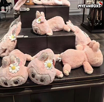 The Momsters Classic Series-Labubu Sweet Sleep Lying Plush Doll