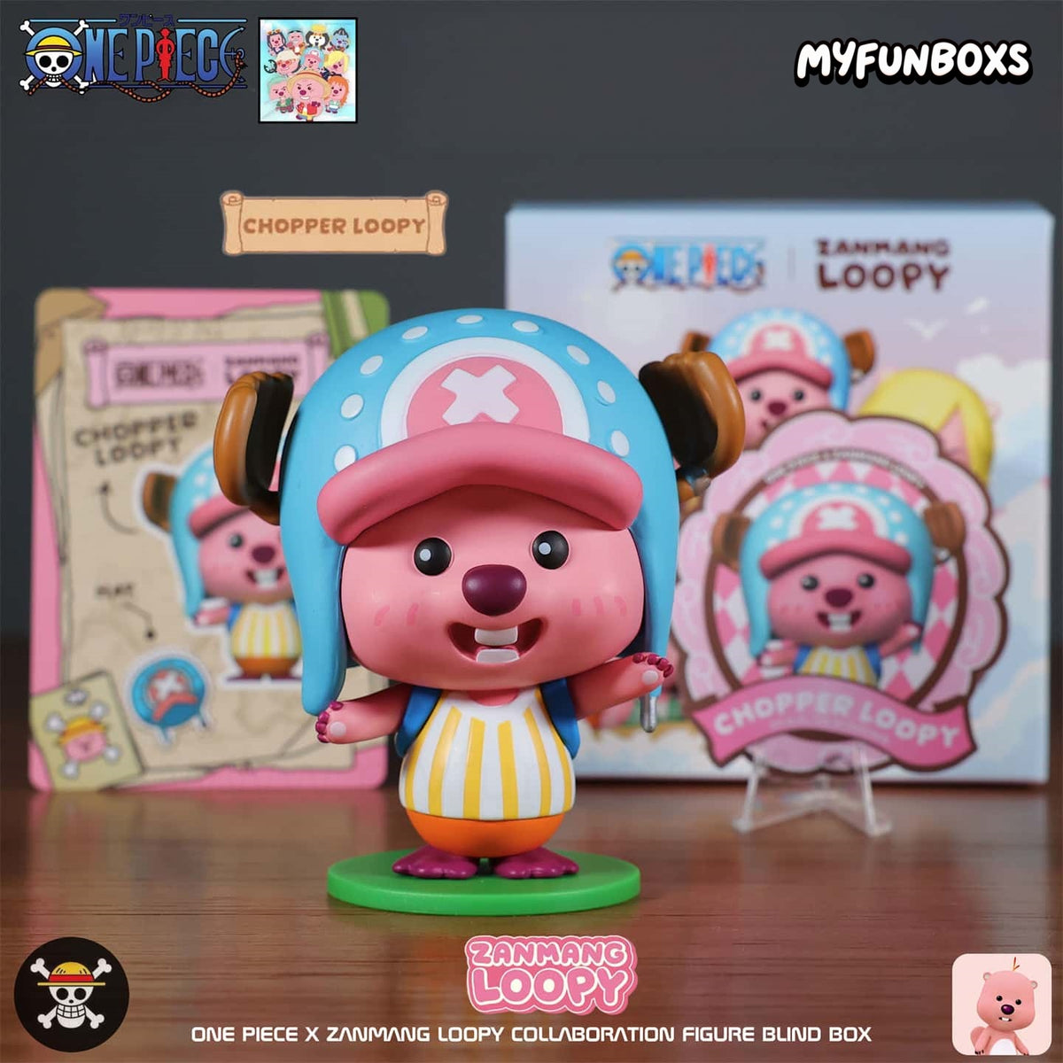 ZANMANG LOOPY × One Piece collaboration figure blind box