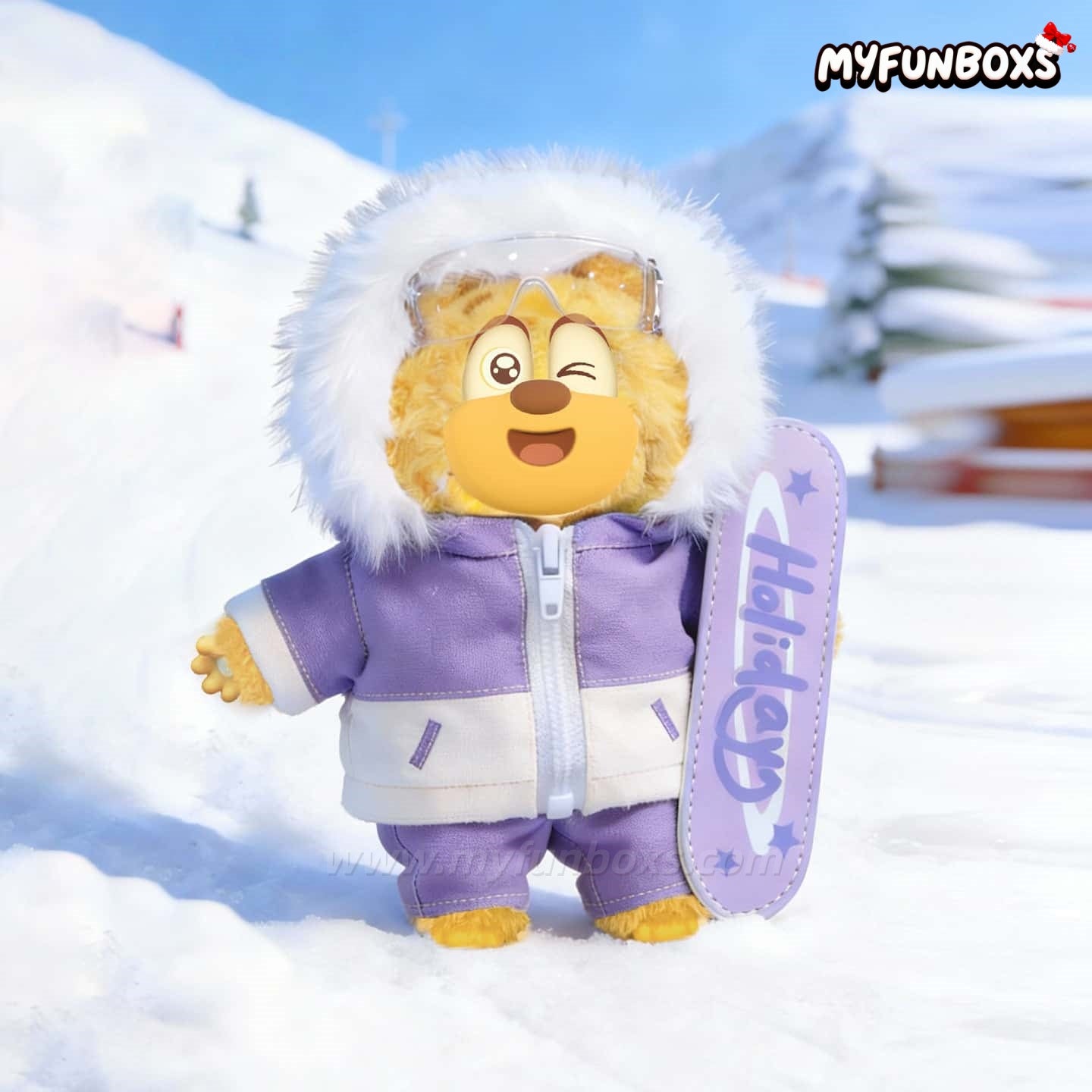 Bear Paradise Happy Holiday Series Plush Keychain Blind Box