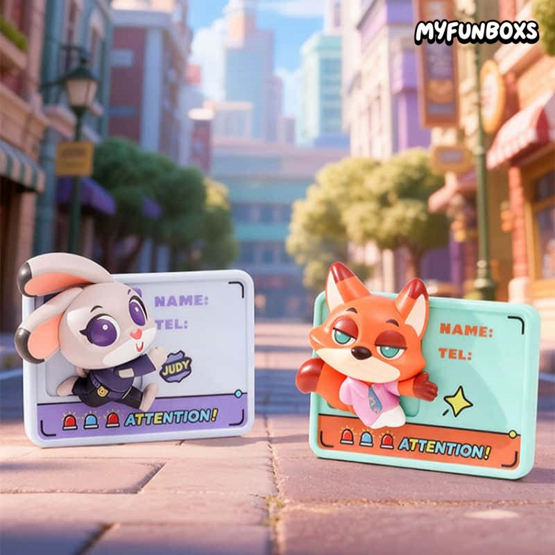 Disney Zootopia Super Citizen Pass Series Magnetic Toy Blind Box